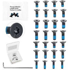 TSA® Premium 28-Piece Screw Kit for Glock® MOS Adapter Plates & Red Dot Optics – Carbon Steel, Blue Threadlocker, T10 Hex Key – Fits Trijicon® RMR, Holosun®, Leupold®, Shield®, ACRO® in Kuwait