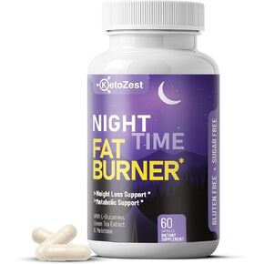 حارق الدهون أثناء الليل لفقدان الوزن - معزز لعملية التمثيل الغذائي لحرق دهون البطن أثناء الليل ومكمل طبيعي لتثبيط الشهية للرجال والنساء - حبوب دعم للتحكم في الوزن للاسترخاء in Kuwait