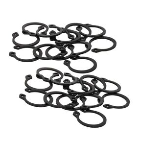 200 Pcs 10-14Mm External Retaining Rings, 65Mn Steel Circlip Snap External Retaining Ring for Axles Shafts,(10mm) in Saudi Arabia