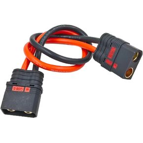 QS8-S Male to QS8-S Anti-Spark Female Extension Cable Silicone for RC Drone Lipo Battery Electric Motorcycle E-Bike Output Cable Anti-Spark Male to Female, 10AWG Silicone, 11.8 inch in Kuwait