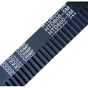 HTD5M 600-5M-15 Timing Belt Teeth 120 Length 600mm Width 15mm 5M Timing Belt Rubber Closed-Loop Belt 600 HTD 5M Pulley Belt (Size : Width 30mm) in Kuwait