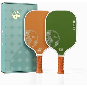 مجموعة مجداف كرة البيسبول الأساسية من هيليوس مكونة من قطعتين - حصاد الخريف | سطح من الألياف الزجاجية المقواة مع قلب قرص العسل التفاعلي | 8oz، مجموعة المبتدئين للتحكم | تمت الموافقة على برنامج USAP in Kuwait