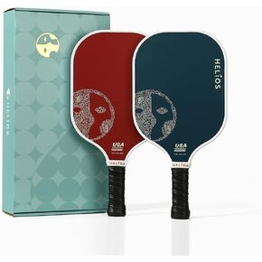 مجموعة مجداف كرة البيسبول الأساسية من هيليوس مكونة من قطعتين - وينتربيري | سطح من الألياف الزجاجية المقواة مع قلب قرص العسل التفاعلي | 8oz، مجموعة المبتدئين للتحكم | تمت الموافقة على برنامج USAP in Kuwait