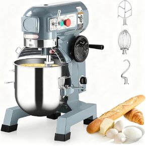 Commercial Food Mixer 30QT, Commercial Mixer with 3 Adjustable Speeds, Dough Mixer Timing Function, Commercial Stand Mixer with Stainless Steel Bowl for Schools Bakeries Pizzerias in Kuwait
