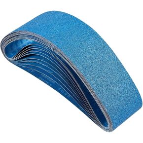 4x36" Sanding Belts 10PCS Abrasive Belt Sander with 40 to 240 Grits for Metal Polishing Knife Sharpening Home in Kuwait