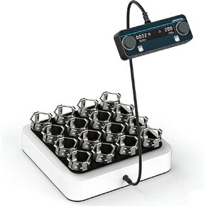 Lab Split-Type Shaker Orbital Shaker, Digital Mixer with 320 * 320mm Flask Clamp Tray for 250ml*9/100ml*16, 40-200RPM Speed, 1min-23h59min Timing, for Experimental Research in Kuwait