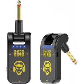 Mini Guitar Headphone Amp, Distortion Timbre Electric Guitar Headphone Amplifier, Micro Headphone Amplifier(Black) in Kuwait