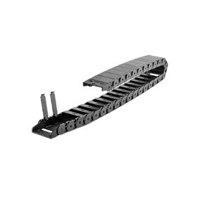 سلسلة سحب الكابل 15x15 15x20 15x30 15x40 R28 R38 حامل أسلاك سلسلة الكابلات شبه المغلقة لآلة القطع 1M(R48,15x30mm) in Kuwait