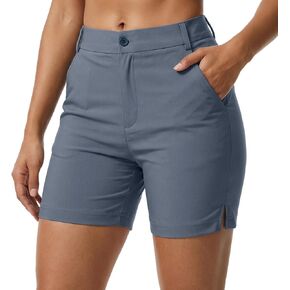 Jessie Kidden Women's Golf Shorts 5" Stretch Lightweight Quick Dry Hiking Cargo Shorts for Women Casual Summer in Kuwait