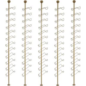 10 Pack Freestanding Floor Metal Rack Holds 120 Bottles Display Storage Shelves for Kitchen Pantry Dining Room Bar in Kuwait