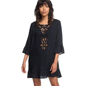 Roxy womens Evening Delight Dress, Mood Indigo Seaside Tropics, Small US in Saudi Arabia