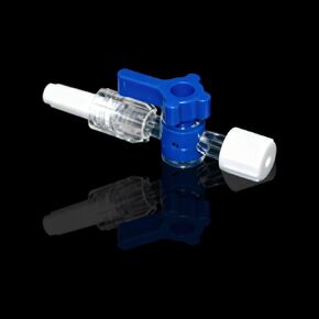 200pcs 2-way Stopcocks with Luer Cap, for Luer Lock and Catheter Systems, 2-way Connection Valve, for Medical and Laboratory Use. (EMRN-112) in Kuwait