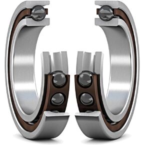 1pair 7014AC HQ1 70X110X20 Ceramic Balls Hybrid Angular Contact Ball Bearings ABEC-7 in Saudi Arabia