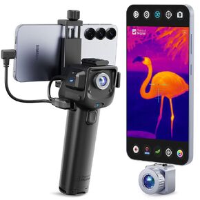 Thermal Camera for Android, X2 Thermal Night Vision Monocular for Phone, 950-Yard Detection Range, 512×384 X³ IR Resolution, 50Hz, Thermal Scope for Wilderness Rescue in Kuwait