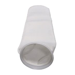 PRMFiltration #2 Size 50 Micron Liquid Filter Bags, 25 Pack, Polyester Felt with Polypropylene Ring, 7-1/16" x 32", 4.4 Sq. Ft. Surface Area, Welded Seam for Industrial Filtration in Kuwait