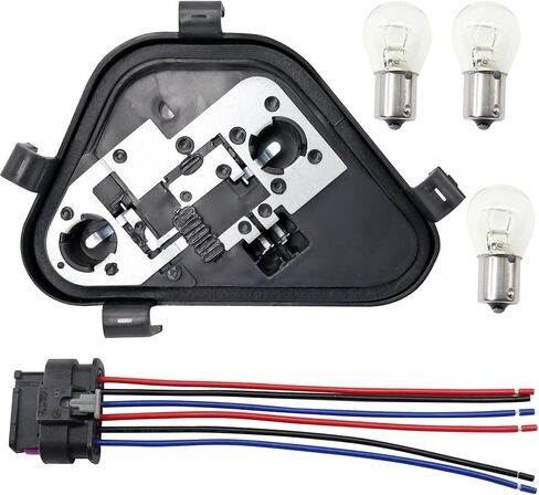 Right Passenger Side Rear Tail Light Lamp Holder Bracket Socket Panel with Harness and Bulbs Fit for BMW 3 Series 320i 328i 335i 328d 2012 2013 2014 2015 Replace 63217313044 in Kuwait