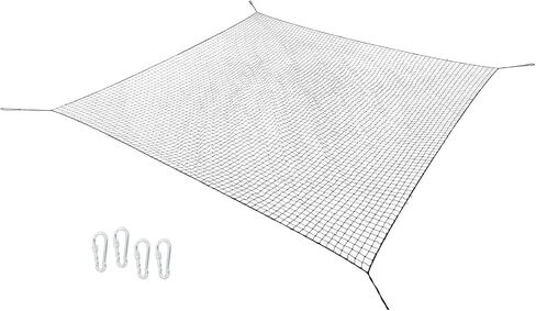 WFLNHB 10x10Ft Baseball Softball Backstop Net, Sports Netting Barrier Twisted Knotted PE Nets, for Playing Field, Backyard or Garage, Hook Included in Saudi Arabia