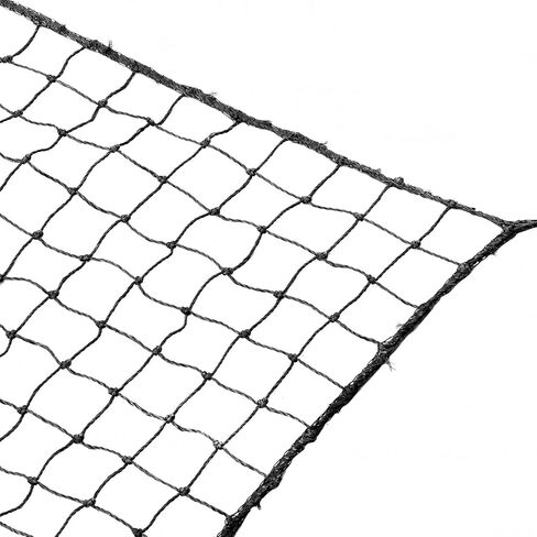 WFLNHB 10x10Ft Baseball Softball Backstop Net, Sports Netting Barrier Twisted Knotted PE Nets, for Playing Field, Backyard or Garage, Hook Included in Saudi Arabia
