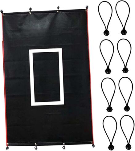 Baseball Pitching Backstop Easy Installation Heavy Duty with Strike Zone in Kuwait