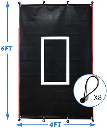 Baseball Pitching Backstop Easy Installation Heavy Duty with Strike Zone in Kuwait