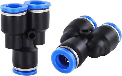 1pcs PY PW Pneumatic Quick Coupling Tee Reducing Y-type Gas Pipe Fitting Plastic 4 6 8 10 12 14 16mm Pipe Hose(PW8-4) in Saudi Arabia