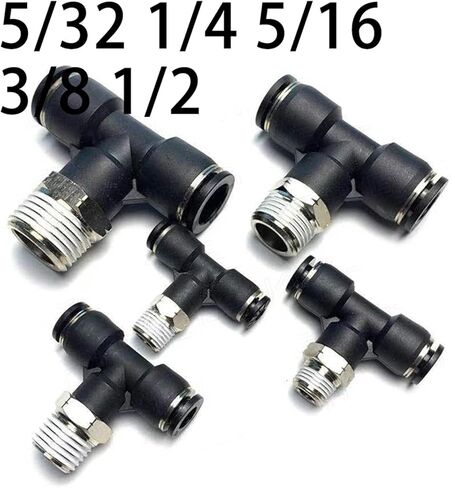 1 قطعة PB هوائي موصل سريع N1/8 "1/4" 3/8 "1/2" NPT موضوع خارجي المحملة الأنابيب البريطانية 5/32 1/4 5/16 3/8 1/2 PU خرطوم أنابيب الهواء (PB 3l8-N04(NPT1l2)) in Kuwait