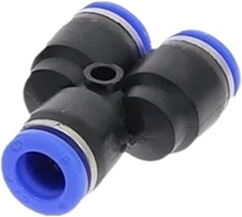 1pcs PY PW" 3 Way Port Y Shape Air Pneumatic 4mm-16mm OD Hose Tube Push in Gas Plastic Pipe Fitting Connectors Quick Fittings(PW-16-12mm) in Saudi Arabia