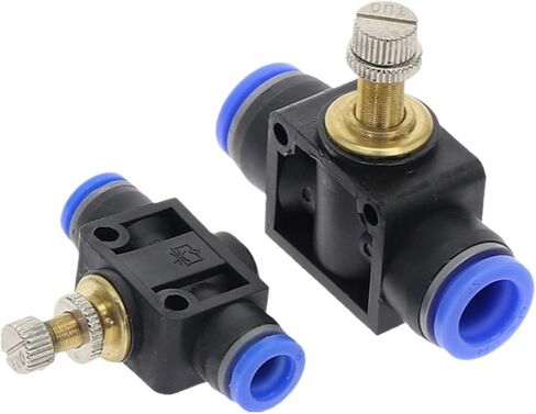 1pcs SA" Pneumatic Fittings 4mm to 12mm OD Hose Tube Gas Flow Adjust Valve Connector Fitting Air Speed Controller(SA-10mm) in Saudi Arabia