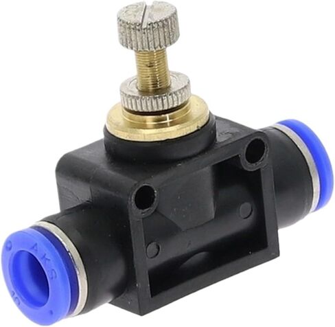 1pcs SA" Pneumatic Fittings 4mm to 12mm OD Hose Tube Gas Flow Adjust Valve Connector Fitting Air Speed Controller(SA-10mm) in Saudi Arabia