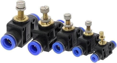 1pcs SA" Pneumatic Fittings 4mm to 12mm OD Hose Tube Gas Flow Adjust Valve Connector Fitting Air Speed Controller(SA-10mm) in Saudi Arabia