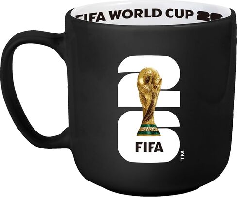 FIFA World Cup 2026 15oz Stripe Mug – Durable Ceramic Drinkware With Iconic Stripe Look – Ideal Gift For Soccer Fans & Collectors in Saudi Arabia