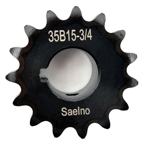 #35 Roller Chain Sprocket Type B 3/4 inch Bore 15 Tooth, Hardened Antirust 1045 Steel Drive Sprockets 35B15-3/4 in Saudi Arabia
