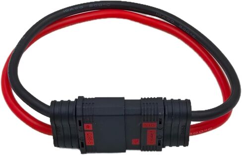 QS8-S Male to QS8-S Anti-Spark Female Extension Cable Silicone for RC Drone Lipo Battery Electric Motorcycle E-Bike Output Cable Anti-Spark Male to Female, 10AWG Silicone, 11.8 inch in Kuwait