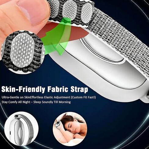 جهاز محمول للمساعدة في النوم، جهاز للقلق، يساعد على تخفيف القلق على النوم، ويعزز الراحة، قابل لإعادة الشحن عبر USB لتخفيف التوتر، ونوبات الذعر والإثارة، وتحسين النوم، والمزاج والتركيز in Kuwait