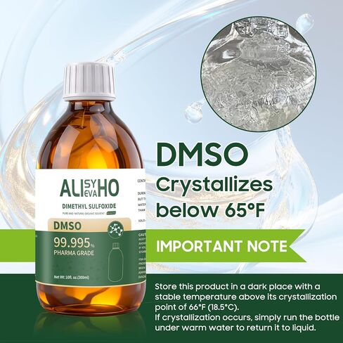 DMSO 10 أونصة (النقاء 99.995%) درجة صيدلانية - ثنائي ميثيل سلفوكسيد، عبوة زجاجية 10 أونصة in Kuwait