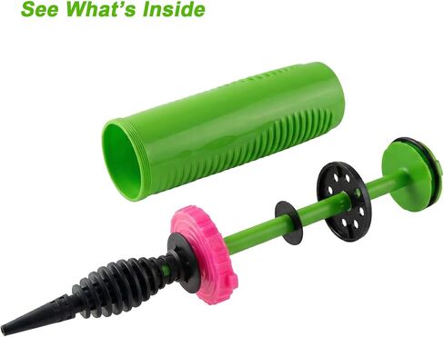 Balloon Pump Handheld - Dual Action Manual Air Inflator for Balloons, Rapid Two-Way Blower for Party Decoration in Saudi Arabia