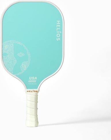 مجموعة مجداف كرة البيسبول الأساسية من هيليوس مكونة من قطعتين - رذاذ المحيط | سطح من الألياف الزجاجية المقواة مع قلب قرص العسل التفاعلي | 8oz، مجموعة المبتدئين للتحكم | تمت الموافقة على برنامج USAP in Kuwait