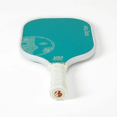 مجموعة مجداف كرة البيسبول الأساسية من هيليوس مكونة من قطعتين - رذاذ المحيط | سطح من الألياف الزجاجية المقواة مع قلب قرص العسل التفاعلي | 8oz، مجموعة المبتدئين للتحكم | تمت الموافقة على برنامج USAP in Kuwait