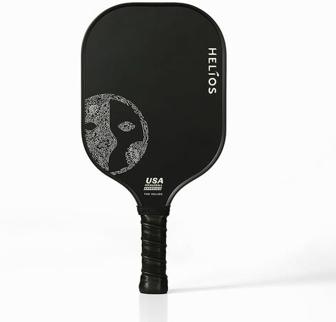 مجموعة مجداف كرة البيسبول الأساسية من هيليوس مكونة من قطعتين - نصف قمر | سطح من الألياف الزجاجية المقواة مع قلب قرص العسل التفاعلي | 8oz، مجموعة المبتدئين للتحكم | تمت الموافقة على برنامج USAP in Kuwait