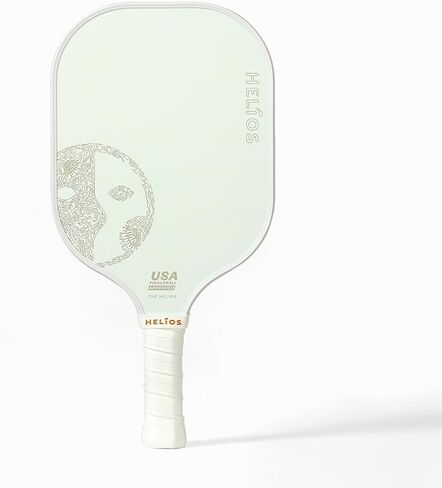 مجموعة مجداف كرة البيسبول الأساسية من هيليوس مكونة من قطعتين - نصف قمر | سطح من الألياف الزجاجية المقواة مع قلب قرص العسل التفاعلي | 8oz، مجموعة المبتدئين للتحكم | تمت الموافقة على برنامج USAP in Kuwait