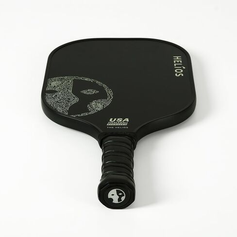 مجموعة مجداف كرة البيسبول الأساسية من هيليوس مكونة من قطعتين - نصف قمر | سطح من الألياف الزجاجية المقواة مع قلب قرص العسل التفاعلي | 8oz، مجموعة المبتدئين للتحكم | تمت الموافقة على برنامج USAP in Kuwait