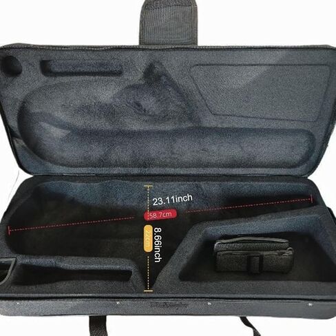 Alto Saxophone Case Portable, Accessory with Handle, Lightweight Practical Durability Storage Bag Alto Saxophone Carrying Bag in Kuwait