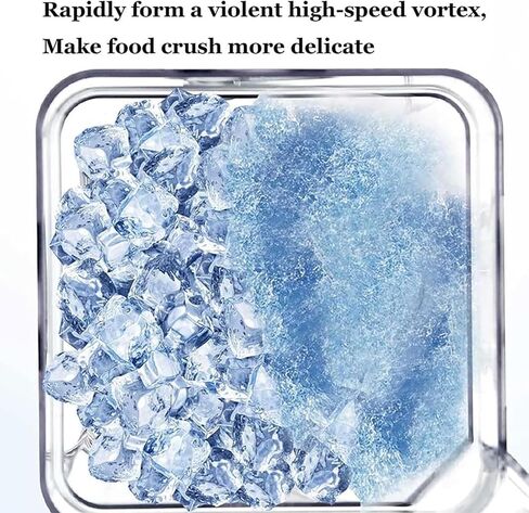 خلاط تجاري صانع العصائر، خلاط كهربائي بحامل سعة 1.8 لتر، شفرة ثلج بقوة 17000 دورة في الدقيقة مع درع عازل للصوت، 5 سرعات، للمطبخ والحليب والشاي والقهوة والحلوى والترفيه in Kuwait