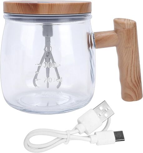 400ml Electric Mixing Mug, Self Stirring Coffee Cup, High Speed Automatic Stirring Mug with USB Rechargeable Design, Ideal for Coffee Milk Protein Powder Home Office Travel in Saudi Arabia