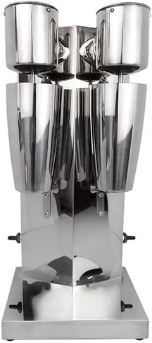 Double Heads Commercial Milkshake Mixer Maker, 2 Speed Fully Automatic Drink Mixer with Stainless Steel Milkshake Mixing Cup for Cafes,Shakes,Bars in Saudi Arabia