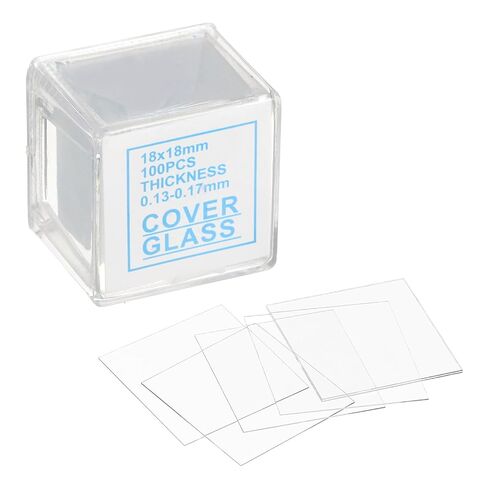 PATIKIL 200pcs Cover Slips for Microscope Slides, 20x20mm Microscope Cover Square for Laboratory Sample Observe in Saudi Arabia