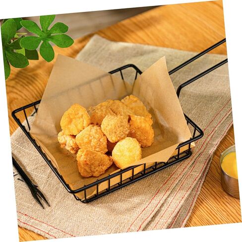 500 Sheets Oil Food Paper Mats Versatile Kitchen Absorbent Paper for Snacks Frying and Parties Food Grade Mats for Healthy Cooking in Saudi Arabia