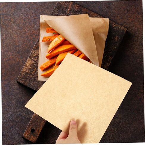 500 Sheets Oil Food Paper Mats Versatile Kitchen Absorbent Paper for Snacks Frying and Parties Food Grade Mats for Healthy Cooking in Saudi Arabia