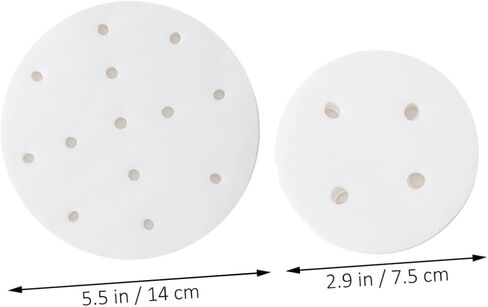 200 Sheets Perforated Disposable Steamer Paper Non Stick Baking and Bbq Silicone Oil Liners for Steamers for Dim Sum Dumplings Rice Cakes in Saudi Arabia