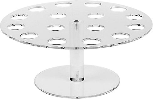 Ice Cream Cone Holder, 16 Holes Acrylic Stand for Displaying Waffle Cones, Cupcakes, Hand Roll Sushi, Popcorn, Food Display Stand for Party Birthday Wedding Christmas in Kuwait